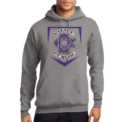 Adult Unisex Core Fleece Pullover Hoodie - Grey Thumbnail